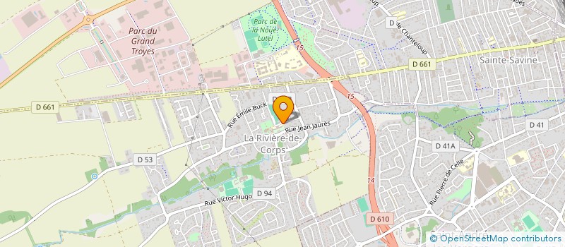 localisation de l'entreprise MONSIEUR SALAADIN AKKURT  LA RIVIERE-DE-CORPS