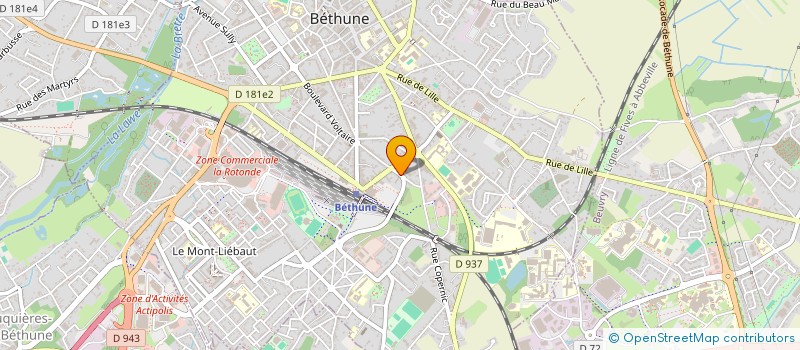 localisation de l'entreprise MONSIEUR SALAH ABDELKOUI  BETHUNE