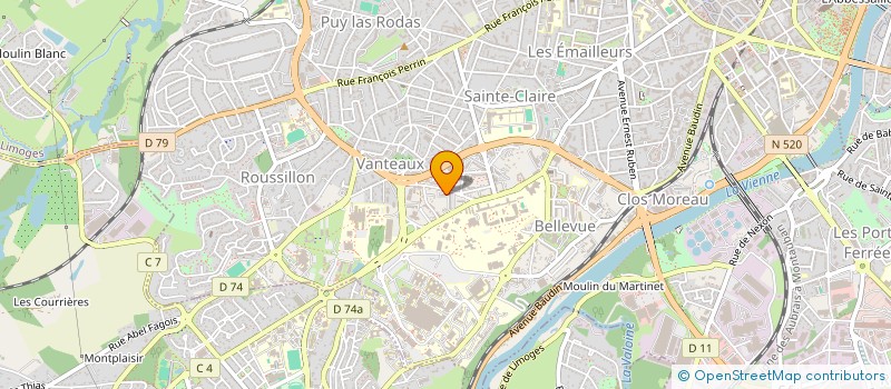 localisation de l'entreprise MONSIEUR SALAH AHMED MOHAMMED à LIMOGES