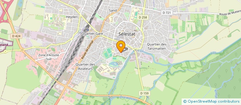 localisation de l'entreprise MONSIEUR SALAH AHMED SID à SELESTAT