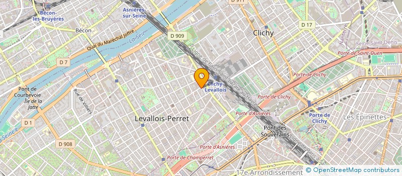 localisation de l'entreprise MONSIEUR SALAH AIT OUAMARA à LEVALLOIS-PERRET