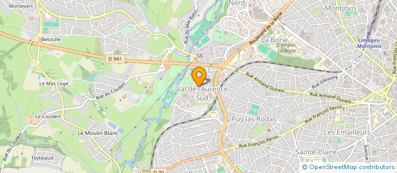 localisation de l'entreprise MONSIEUR SALAH ALTAHER OUSMANE à LIMOGES