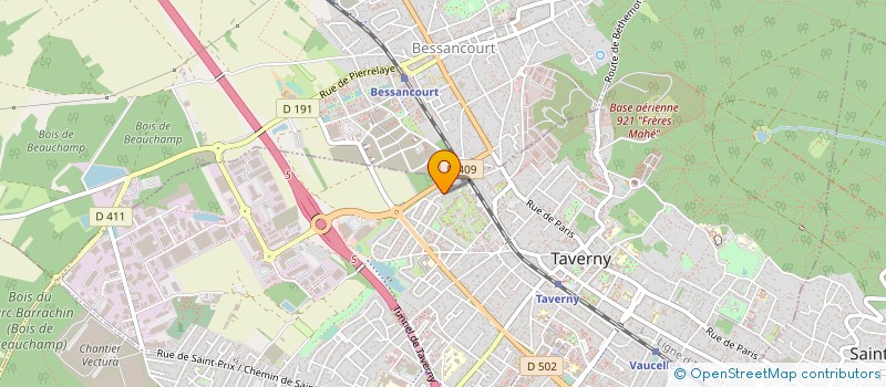 localisation de l'entreprise MONSIEUR SALAH AMRANI  TAVERNY