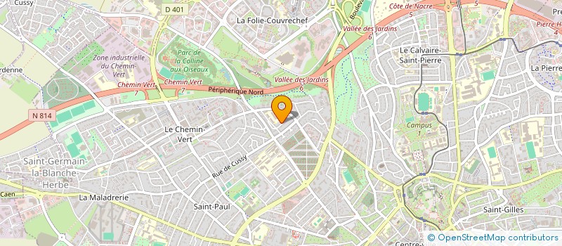 localisation de l'entreprise MONSIEUR SALAH AOULINI à CAEN