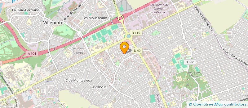 localisation de l'entreprise MONSIEUR SALAH ASHRAF à VILLEPINTE
