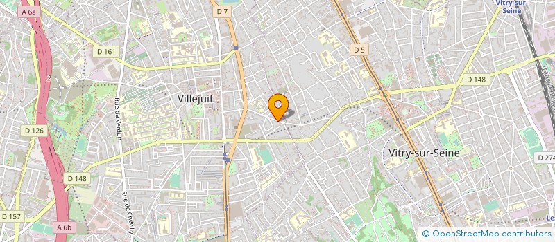 localisation de l'entreprise MONSIEUR SALAH AZZOUG à VILLEJUIF