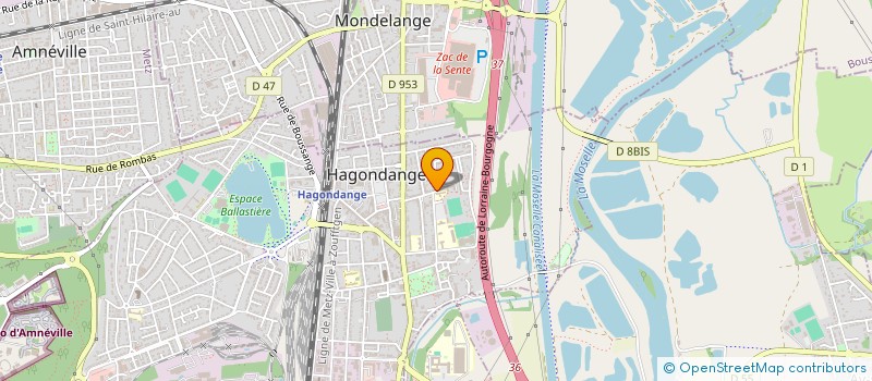 localisation de l'entreprise MONSIEUR SALAH BELAIDI  HAGONDANGE