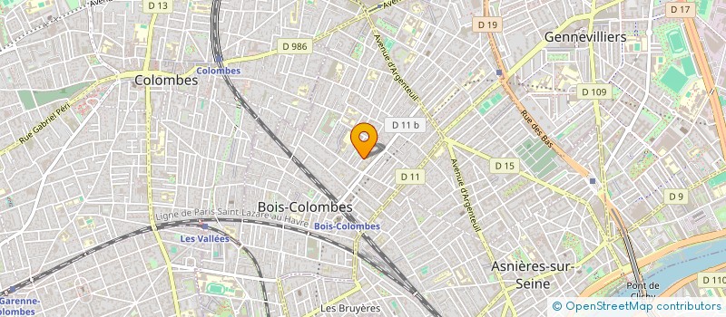 localisation de l'entreprise MONSIEUR SALAH BEN ALI à BOIS-COLOMBES