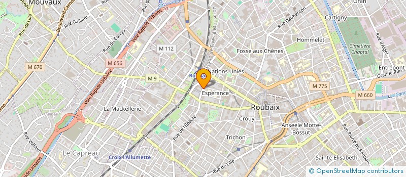 localisation de l'entreprise MONSIEUR SALAH BEN MANSOUR à ROUBAIX