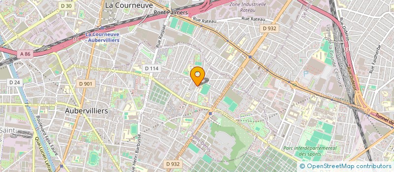 localisation de l'entreprise MONSIEUR SALAH BEN MERIEM  AUBERVILLIERS