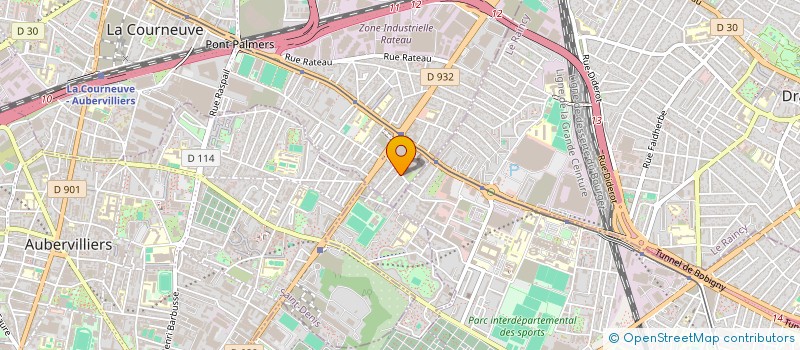 localisation de l'entreprise MONSIEUR SALAH BEN MOHAMED à LA COURNEUVE