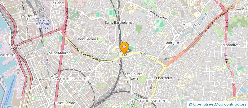localisation de l'entreprise MONSIEUR SALAH BENAMARA à MARSEILLE 4EME