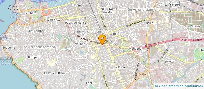 localisation de l'entreprise MONSIEUR SALAH BENATTIA  MARSEILLE