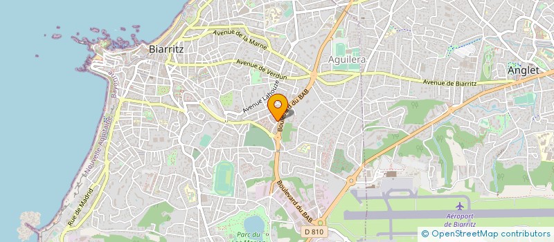 localisation de l'entreprise MONSIEUR SALAH BENBOUREK à BIARRITZ