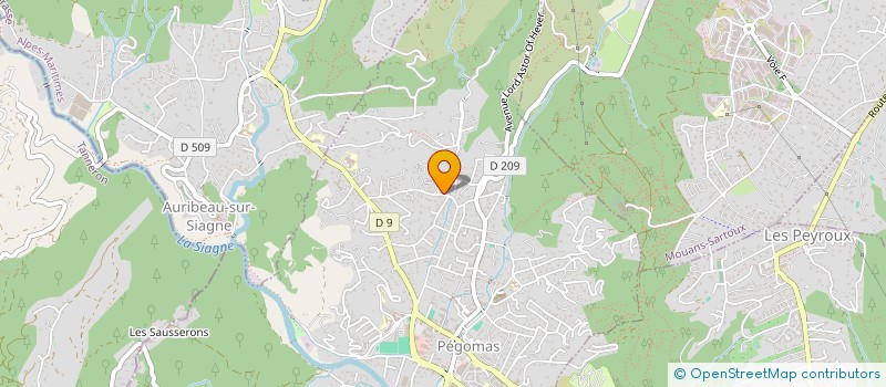 localisation de l'entreprise MONSIEUR SALAH BENNOUR-HAMZA  PEGOMAS