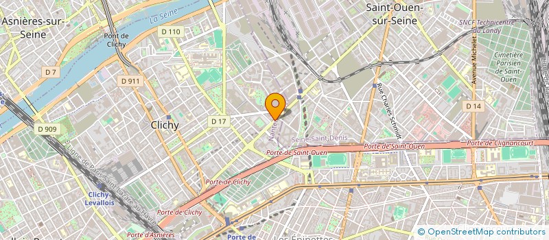 localisation de l'entreprise MONSIEUR SALAH BENYAMINA à CLICHY