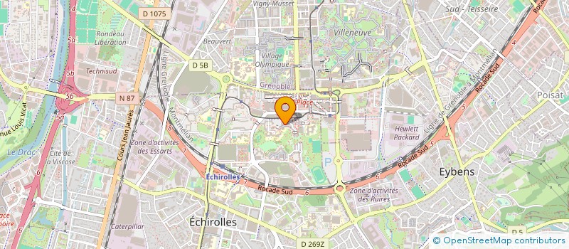 localisation de l'entreprise MONSIEUR SALAH BETKA à ECHIROLLES