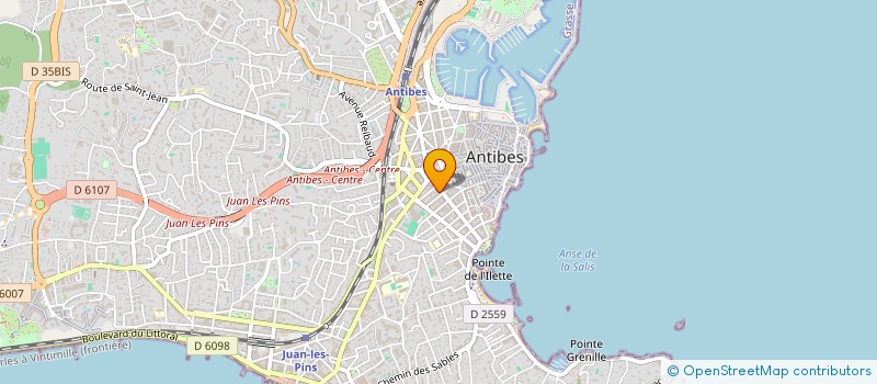 localisation de l'entreprise MONSIEUR SALAH BETTOUCHE à ANTIBES