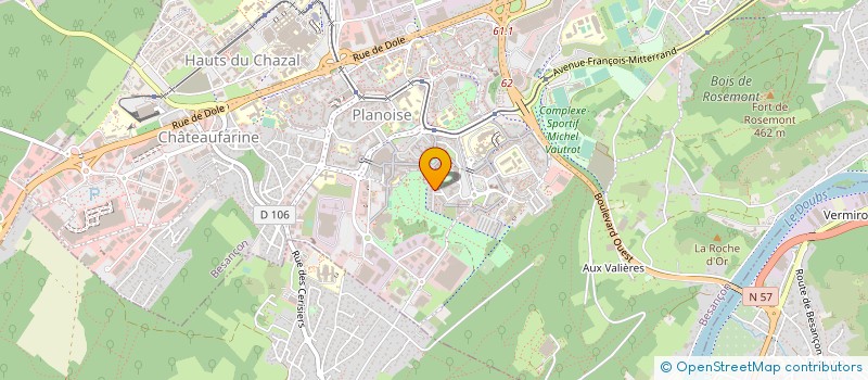 localisation de l'entreprise MONSIEUR SALAH BOUADJEHINE  BESANCON