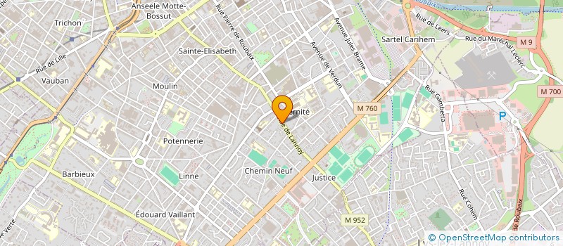 localisation de l'entreprise MONSIEUR SALAH BOUBAKER  ROUBAIX