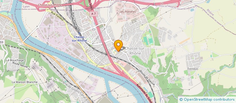 localisation de l'entreprise MONSIEUR SALAH BOUCHAMA à CHASSE-SUR-RHONE