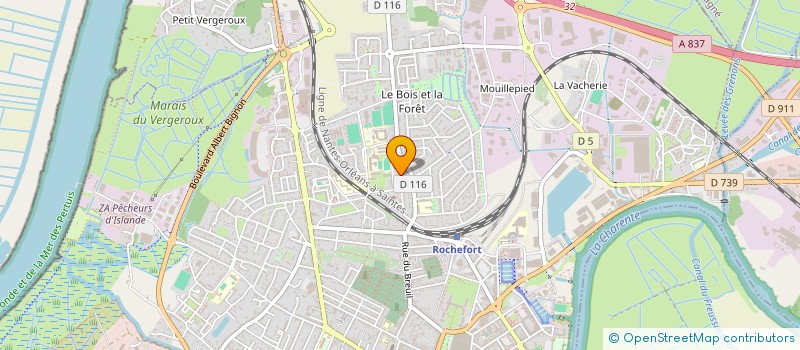 localisation de l'entreprise MONSIEUR SALAH BOUGHAZI  ROCHEFORT