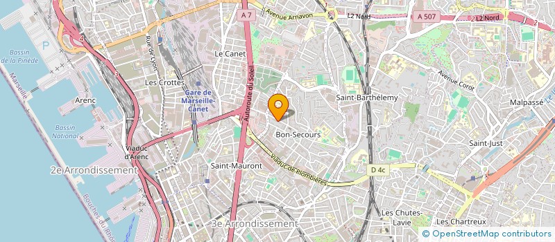localisation de l'entreprise MONSIEUR SALAH BOUHAOUCHE à MARSEILLE 14EME