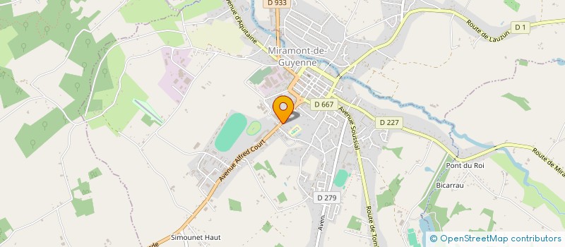 localisation de l'entreprise MONSIEUR SALAH BOURAHLA  MIRAMONT-DE-GUYENNE