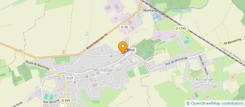 localisation de l'entreprise MONSIEUR SALAH BOUSMIA  MORHANGE