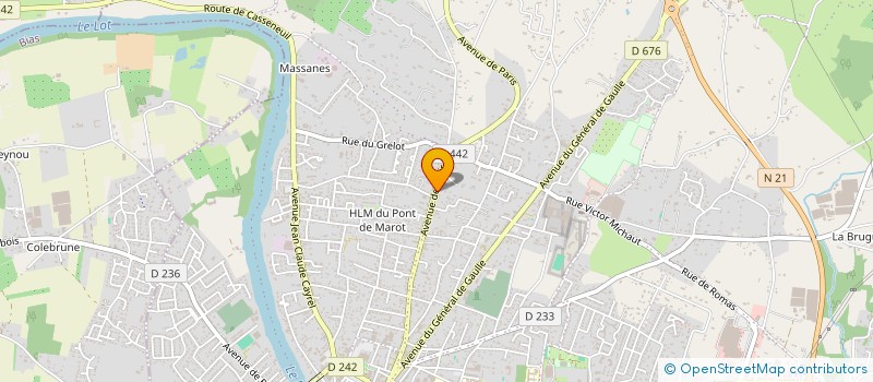 localisation de l'entreprise MONSIEUR SALAH BOUSSEFSAF  VILLENEUVE-SUR-LOT