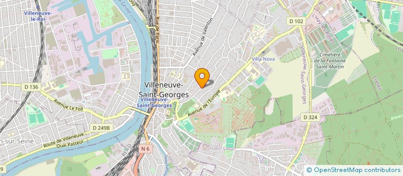 localisation de l'entreprise MONSIEUR SALAH BOUSSETTA  VILLENEUVE-SAINT-GEORGES