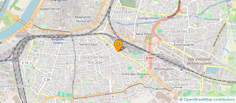 localisation de l'entreprise MONSIEUR SALAH BOUTOUIL  AVIGNON