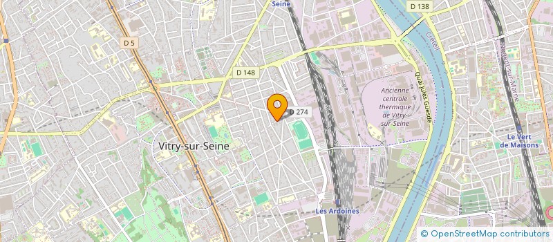 localisation de l'entreprise MONSIEUR SALAH CHABANE à VITRY-SUR-SEINE