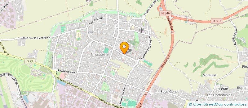 localisation de l'entreprise MONSIEUR SALAH CHAIBI  CHASSIEU