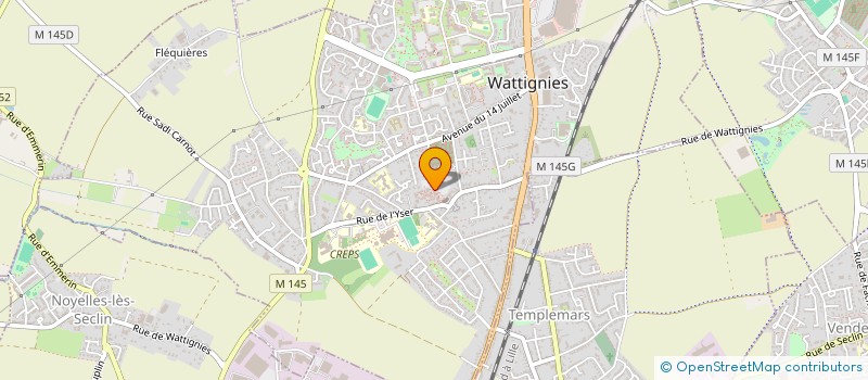localisation de l'entreprise MONSIEUR SALAH CHEBABHA  WATTIGNIES