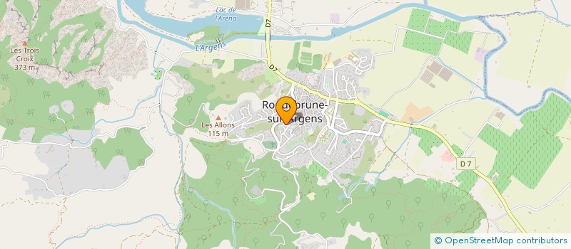 localisation de l'entreprise MONSIEUR SALAH CHERAIFIA à ROQUEBRUNE-SUR-ARGENS