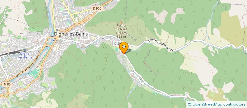 localisation de l'entreprise MONSIEUR SALAH CHOUIREF à DIGNE-LES-BAINS