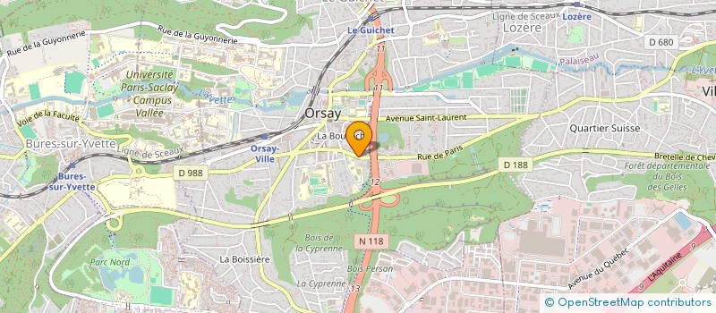 localisation de l'entreprise MONSIEUR SALAH DILEM à ORSAY