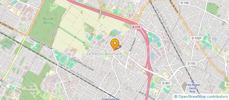 localisation de l'entreprise MONSIEUR SALAH-DIN BENAMOR  LE PLESSIS-BOUCHARD