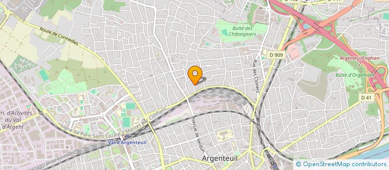 localisation de l'entreprise MONSIEUR SALAH-DINE HEBBAL  ARGENTEUIL