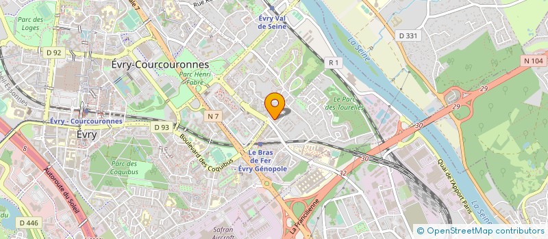 localisation de l'entreprise MONSIEUR SALAH DOUMIR  EVRY-COURCOURONNES