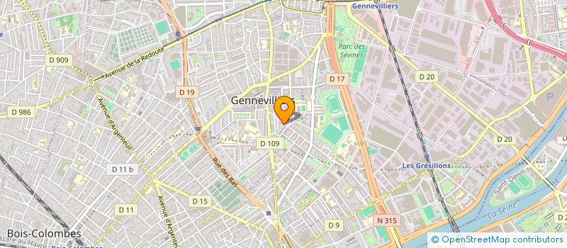 localisation de l'entreprise MONSIEUR SALAH-EDDINE BEN ALI à GENNEVILLIERS