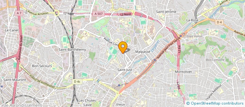 localisation de l'entreprise MONSIEUR SALAH-EDDINE BOUCHOUCHA  MARSEILLE