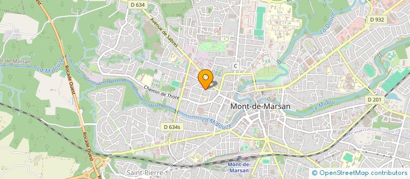 localisation de l'entreprise MONSIEUR SALAH-EDDINE BOUDHAN  MONT-DE-MARSAN