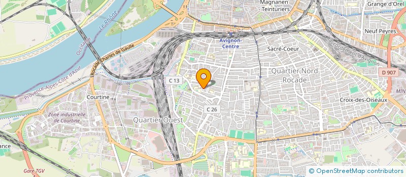 localisation de l'entreprise MONSIEUR SALAH EDDINE BOUKEF  AVIGNON