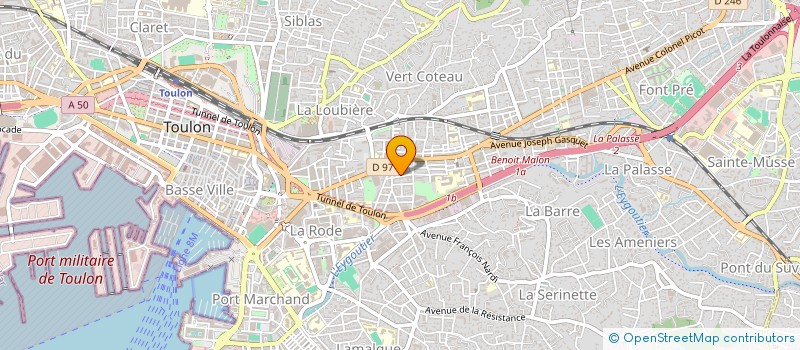 localisation de l'entreprise MONSIEUR SALAH EDDINE CHINOUNI MADIOUBI  TOULON