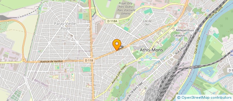 localisation de l'entreprise MONSIEUR SALAH EDDINE DJOUAMA à ATHIS-MONS