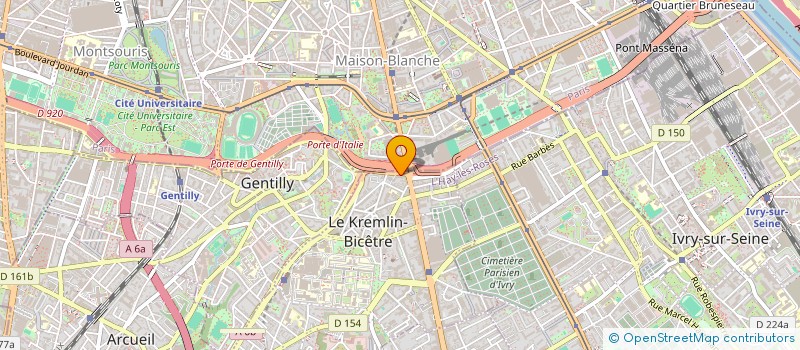 localisation de l'entreprise MONSIEUR SALAH EDDINE FOUGHALI  LE KREMLIN-BICETRE