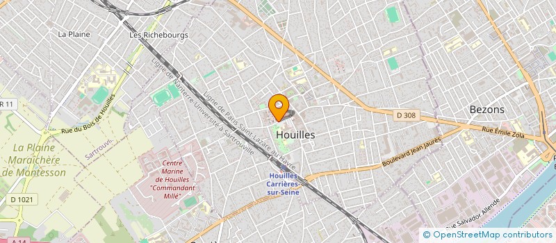 localisation de l'entreprise MONSIEUR SALAH-EDDINE HAMMANI  HOUILLES