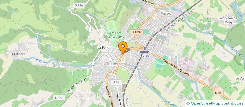 localisation de l'entreprise MONSIEUR SALAH EDDINE HOUHA  TULLINS